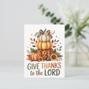 Give Thanks - Thansgiving Postcard