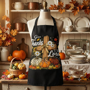 Give Thanks to The Lord Autumn Fall Season Apron