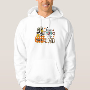 GIVE-THANKS TO THE LORD Christian Thanksgiving Hol Hoodie