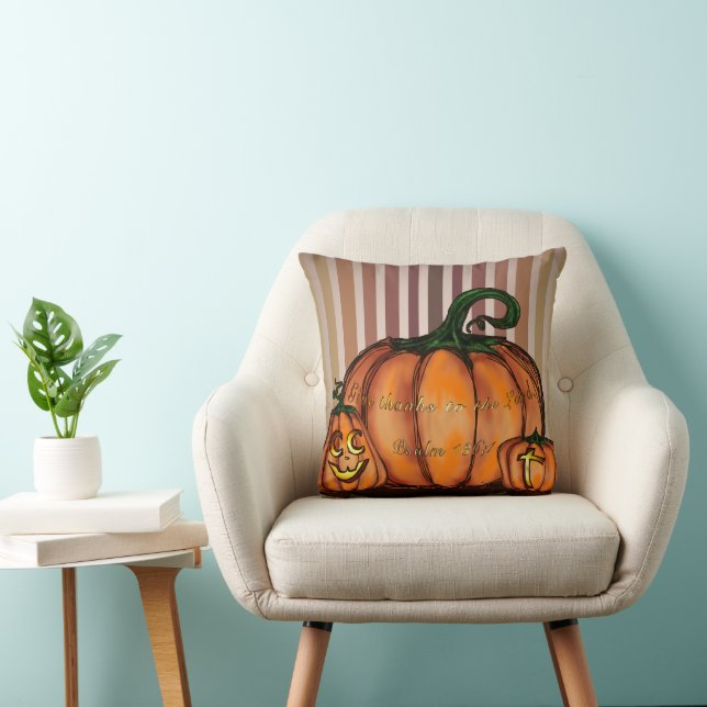Give Thanks to the Lord Pillow (Chair)