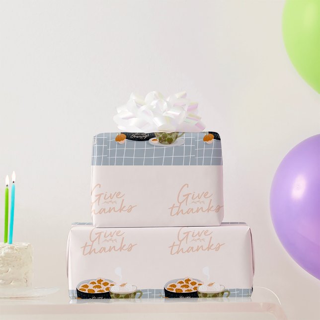 Give Thanks Wrapping Paper (Creator Uploaded)