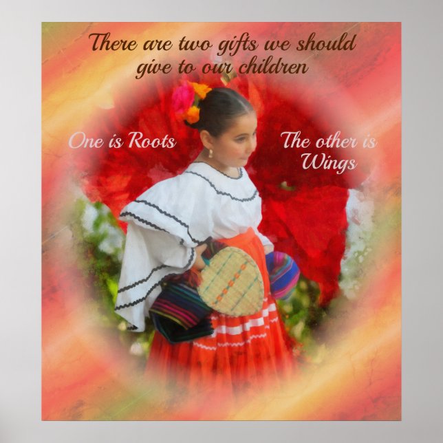 Give Them Roots & Wings 2555 Art Print (Front)