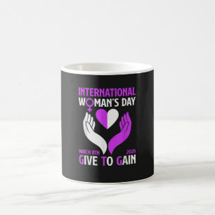 Give to Gain Happy Women's Day Coffee Mug