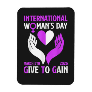 Give to Gain Happy Women's Day Magnet