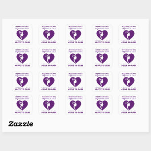Give To Gain International Women's Day 2026 Square Sticker