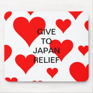 GIVE TO JAPAN RELIEF MOUSE PAD