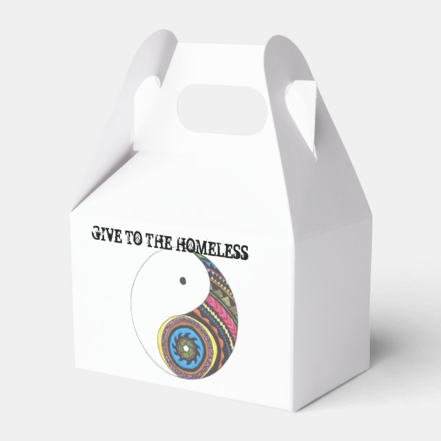 GIVE TO THE HOMELESS BOX (Front Side)