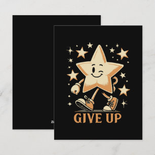 Give Up Holiday Card
