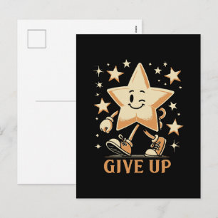 Give Up Holiday Postcard