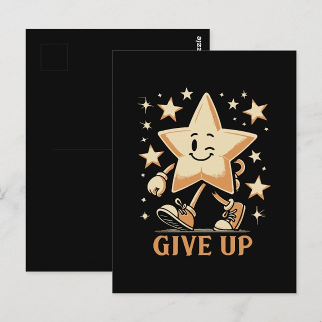 Give Up Postcard (Front/Back)