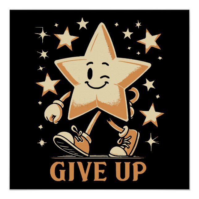 Give Up Poster (Front)