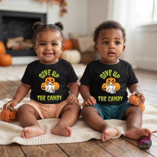 Give Up The Candy Halloween Baby T-Shirt