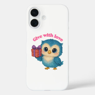 Give with Love – Heartfelt Message iPhone 16 Case