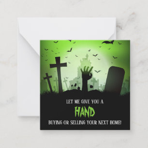 Give You a Hand Halloween Pop By Card