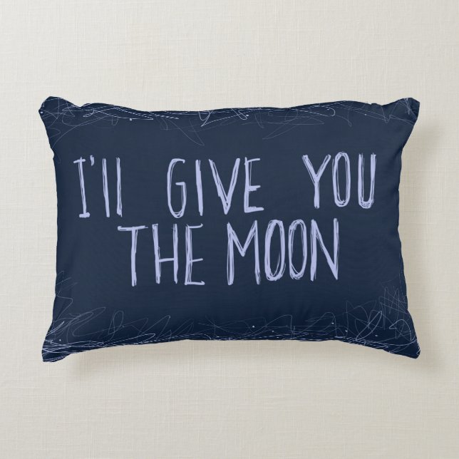 Give You The Moon Decorative Cushion (Front)