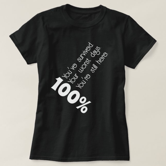 Give your 100% motivational T-Shirt (Design Front)