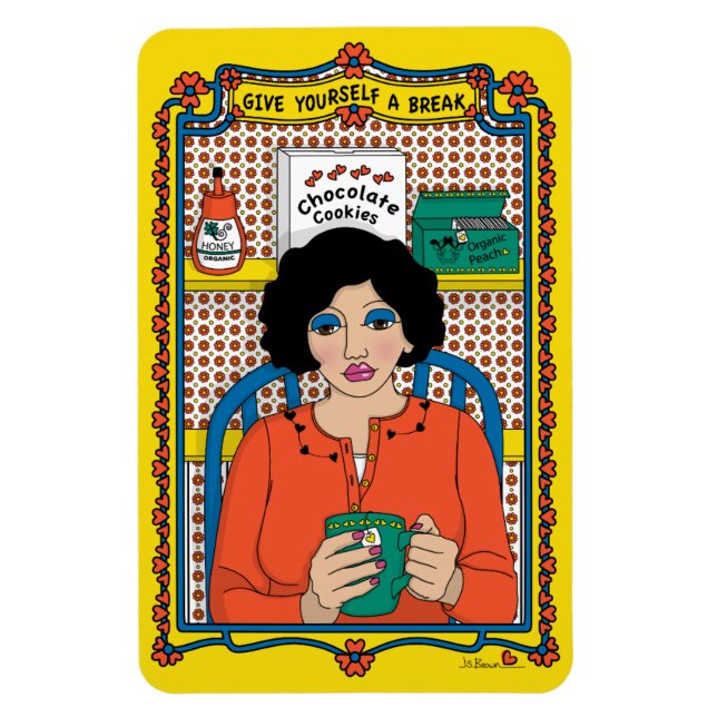 Give Yourself a Break_B_4x6 Refrigerator Magnet (Vertical)