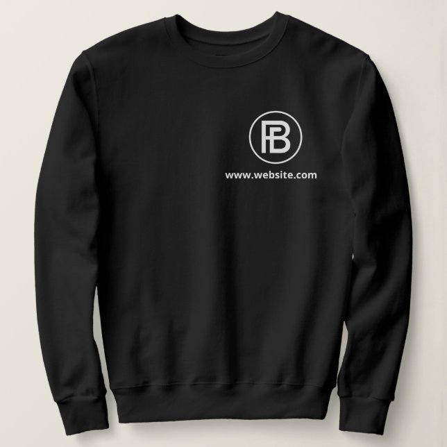 Giveaway Small Business Logo Promotional Branding  Sweatshirt (Design Front)