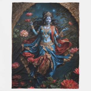Giver of blessings Divine Kali Fleece Blanket