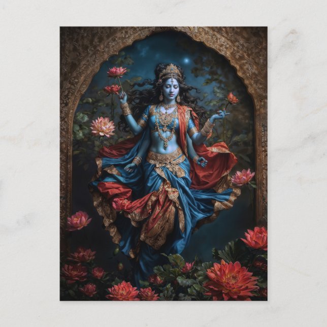 Giver of blessings Divine Kali Postcard (Front)