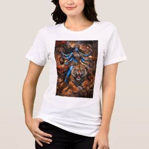 Giver of blessings Goddess Kali Tri-Blend Shirt