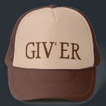 Giv'er Trucker Hat<br><div class="desc">Funny Giv'er Trucker Hat</div>