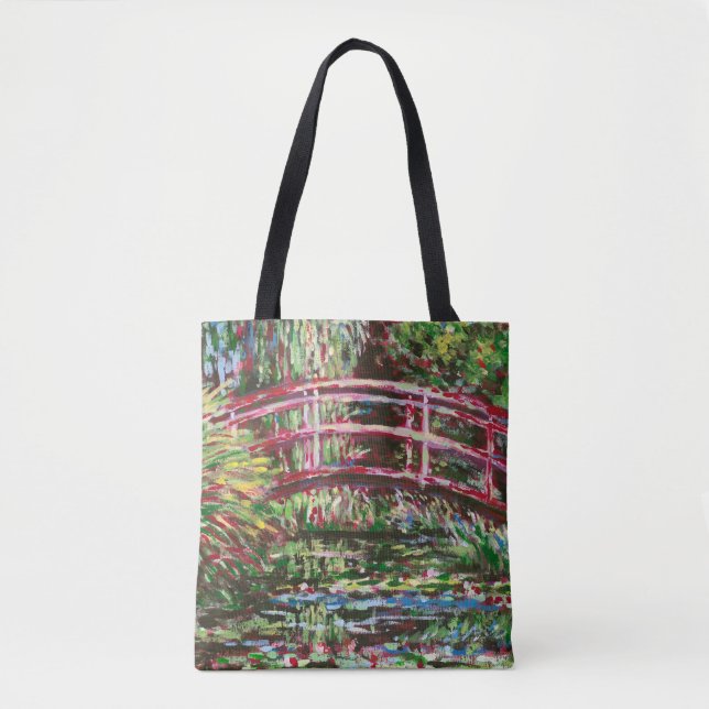 Giverny in Red - Tote Bag (Front)