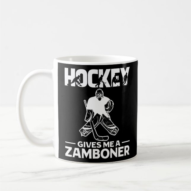Gives Me A Zamboner Funny Ice Hockey   Coffee Mug (Left)