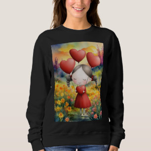 GIVING ALL THE LOVE IN HER HEART SWEATSHIRT