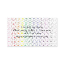 Giving Away Smiles Personal Business Card