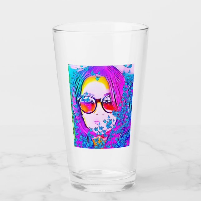 GIVING FACE " BARBIE" GLASS (Front)