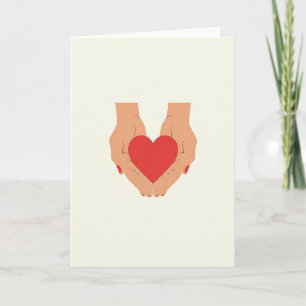 Giving Hands Fathers Day Card