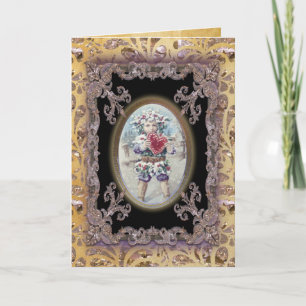 Giving Heart Victorian Holiday Card