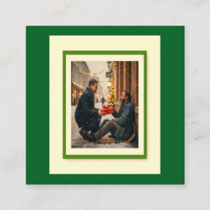 GIVING IS LOVING CHRISTMAS MESSAGE ENCLOSURE CARD