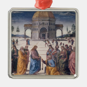 Giving of the Keys to St. Peter Metal Ornament