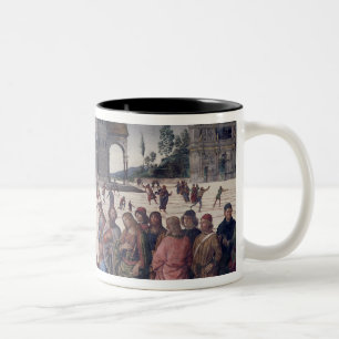 Giving of the Keys to St. Peter Two-Tone Coffee Mug