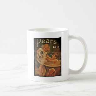 Giving Puppy a Bath with Pears Soap Coffee Mug