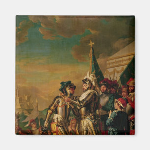 Giving the Chain of the Order of Saint-Michel Magnet