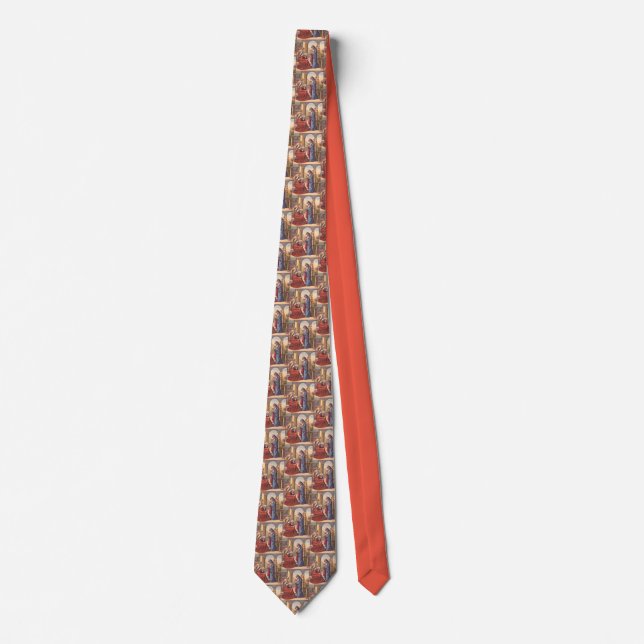 Giving The Child John A Name Devotional Fine Art Tie (Front)