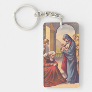 Giving the child John a name Key Ring
