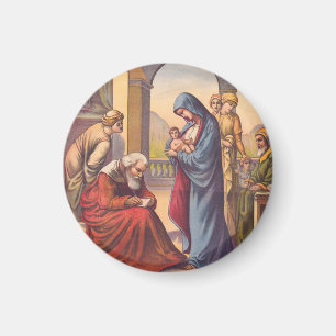 Giving the child John a name Magnet