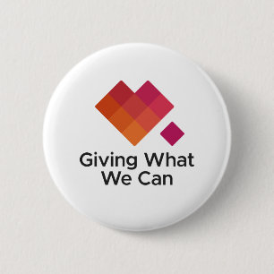 Giving What We Can Logo Centred 6 Cm Round Badge