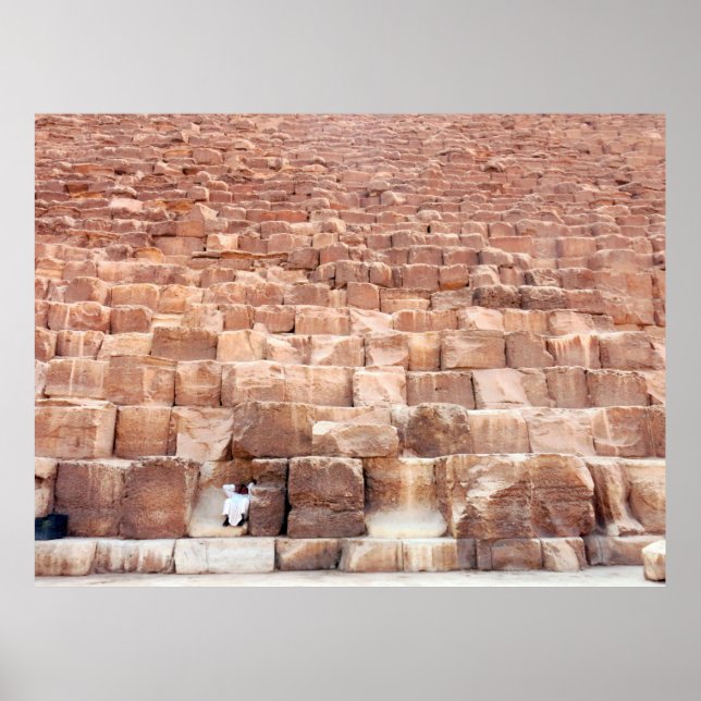  Giza pyramid complex. Also called the Giza Necrop Poster (Front)