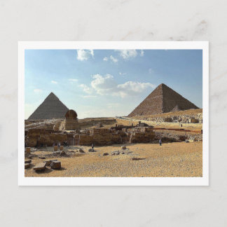 Giza Pyramid Complex. Postcard