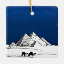 Giza pyramids black and white