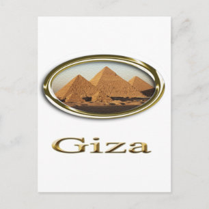 Giza Pyramids Designs Postcard
