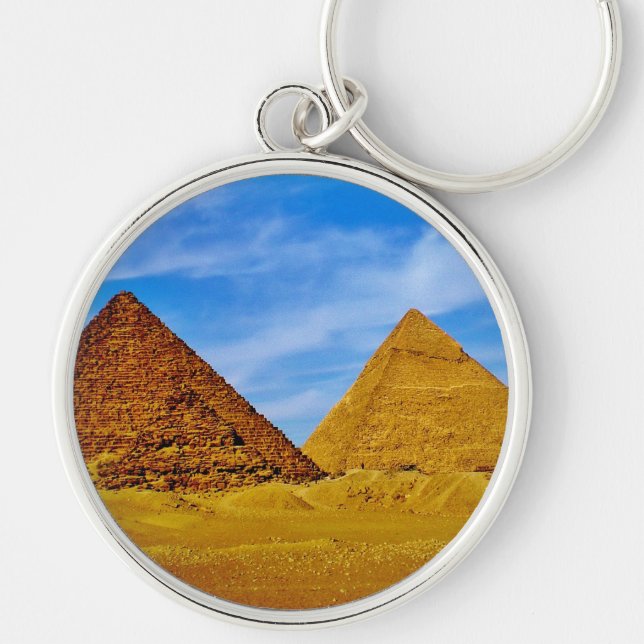 Giza Pyramids Key Ring (Front)