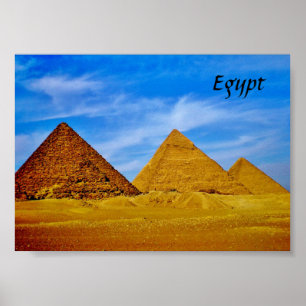 Giza Pyramids Poster