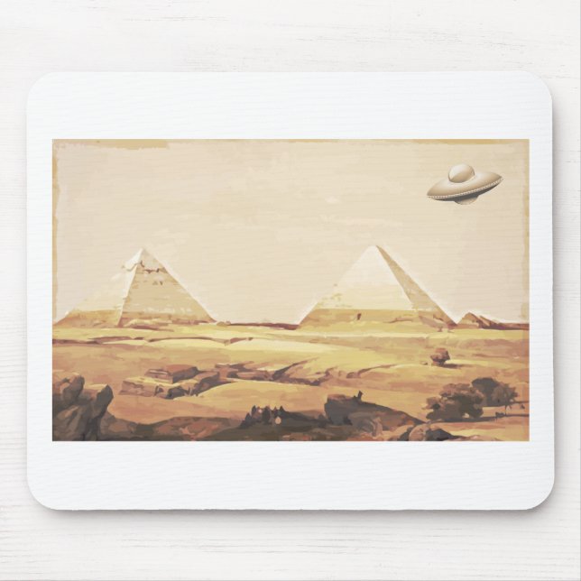 Giza Spaceship Mouse Pad (Front)