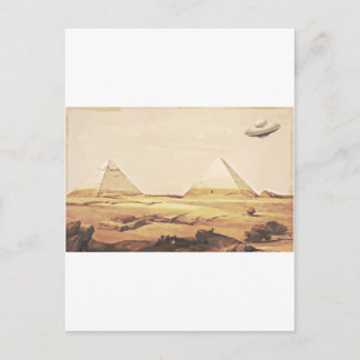 Giza Spaceship Postcard